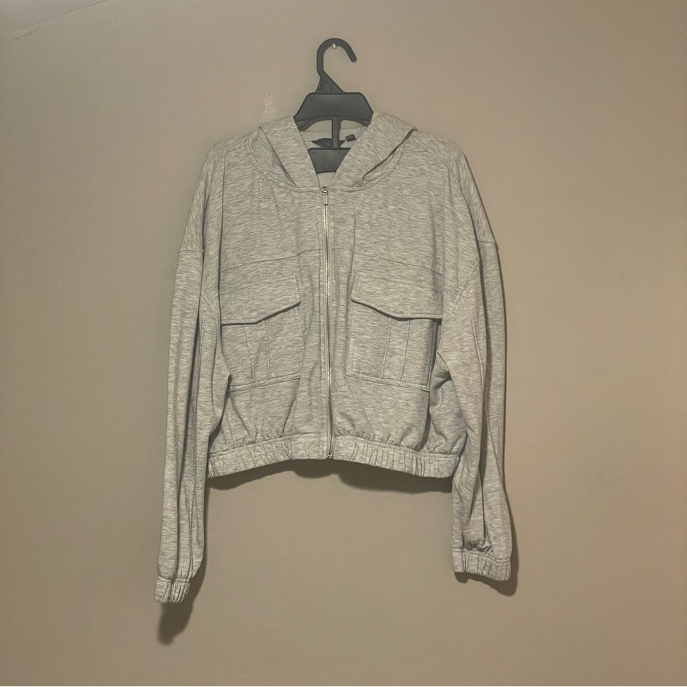 Danskin Gray Zip-Up Hoodie